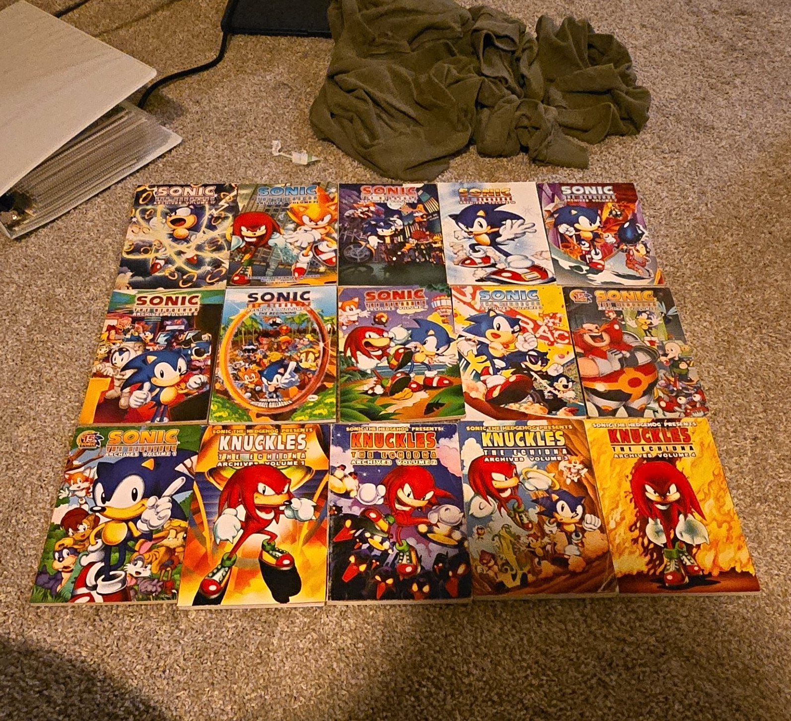 Sonic the Hedgehog Archives Trade Paperback Graphic Novel Lot Sonic Knuckles Sonic the Hedgehog Archives Trade Paperback Graphic Novel Lot Sonic Knuckles
