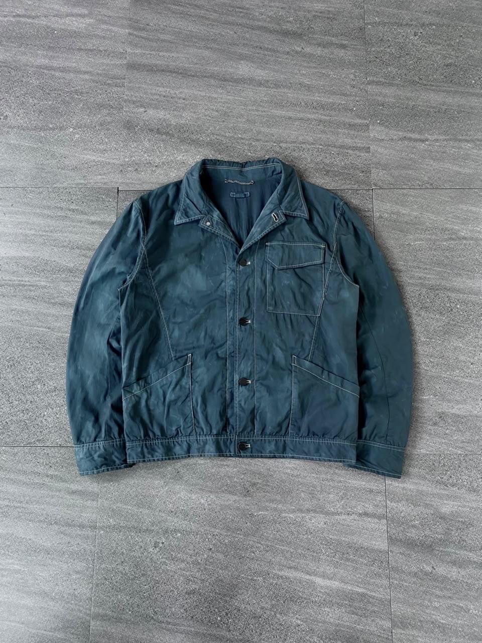 Helmut Lang Overdyed Buttoned Work Jacket Helmut Lang Overdyed Buttoned Work Jacket