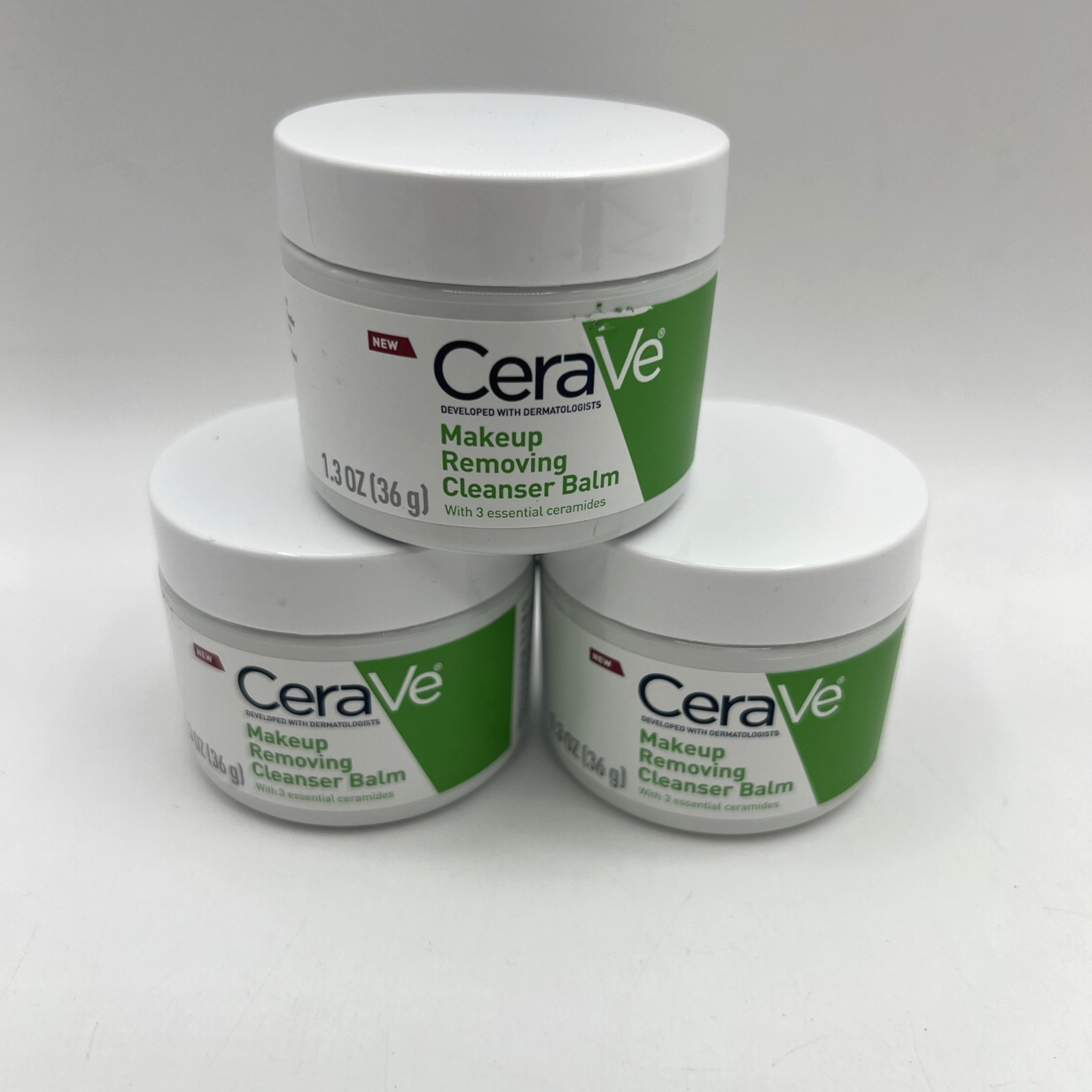CeraVe Makeup Removing Cleanser Balm 1.3 oz 3 Pack CeraVe Makeup Removing Cleanser Balm 1.3 oz 3 Pack
