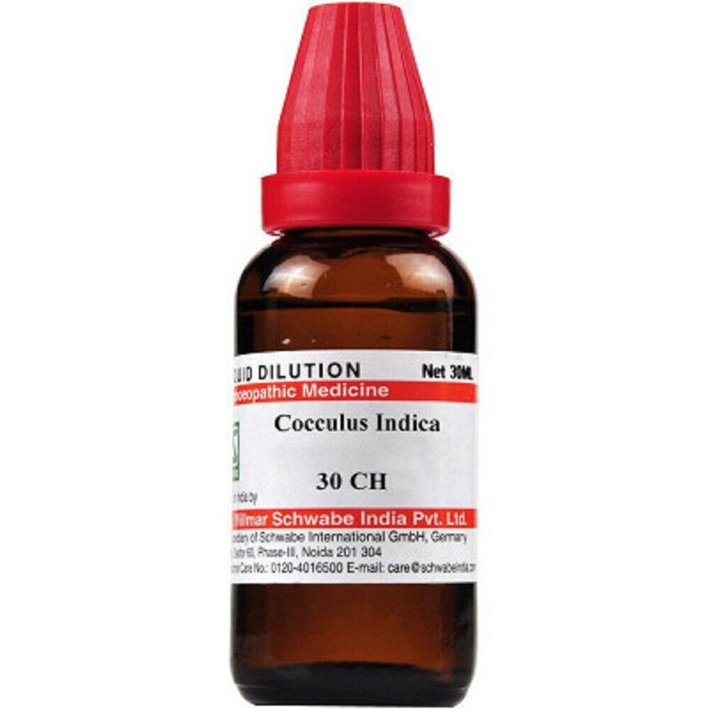 Willmar Schwabe Homeopathy Cocculus Indicus (30 ML) (Select Potency) Willmar Schwabe Homeopathy Cocculus Indicus (30 ML) (Select Potency)