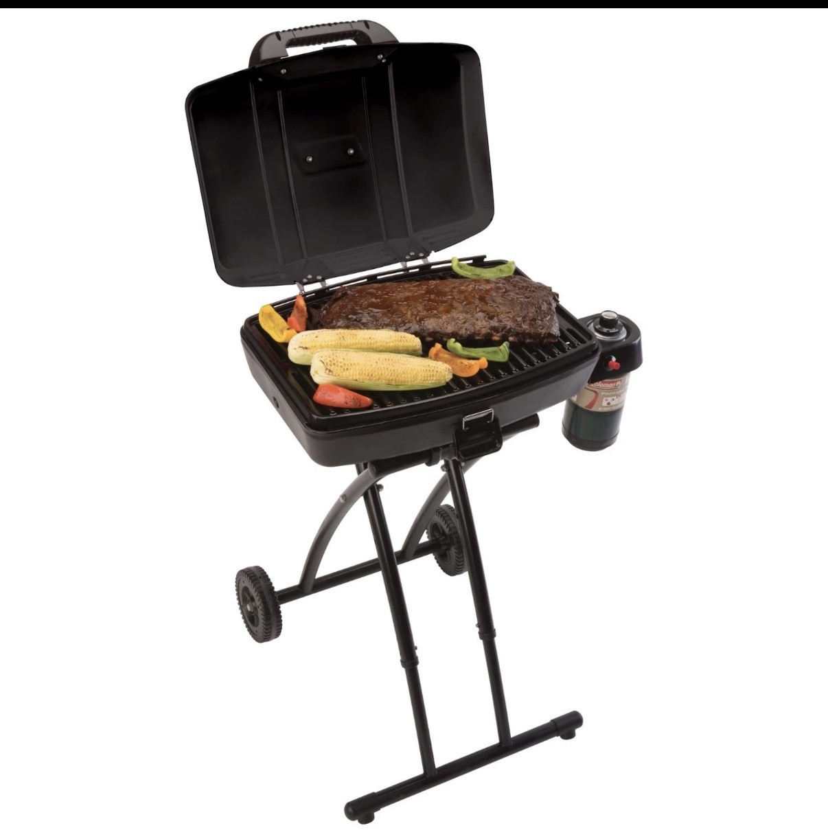 Coleman RoadTrip Sportster Propane Gas Grill 11,000 total BTU, RED Coleman RoadTrip Sportster Propane Gas Grill 11,000 total BTU, RED
