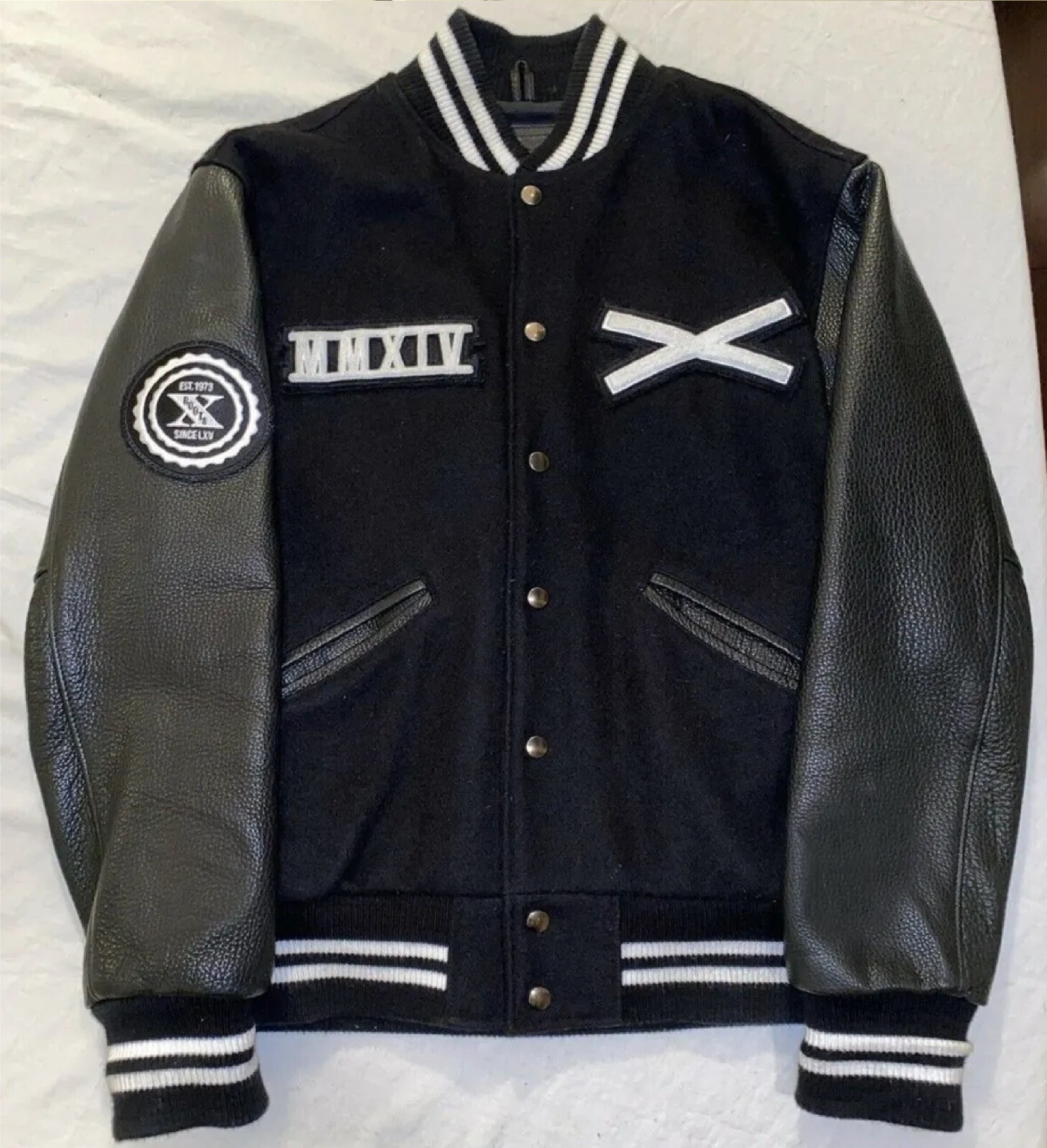 The Weekend Roots XO Tour Varsity Wool/Leather Jacket