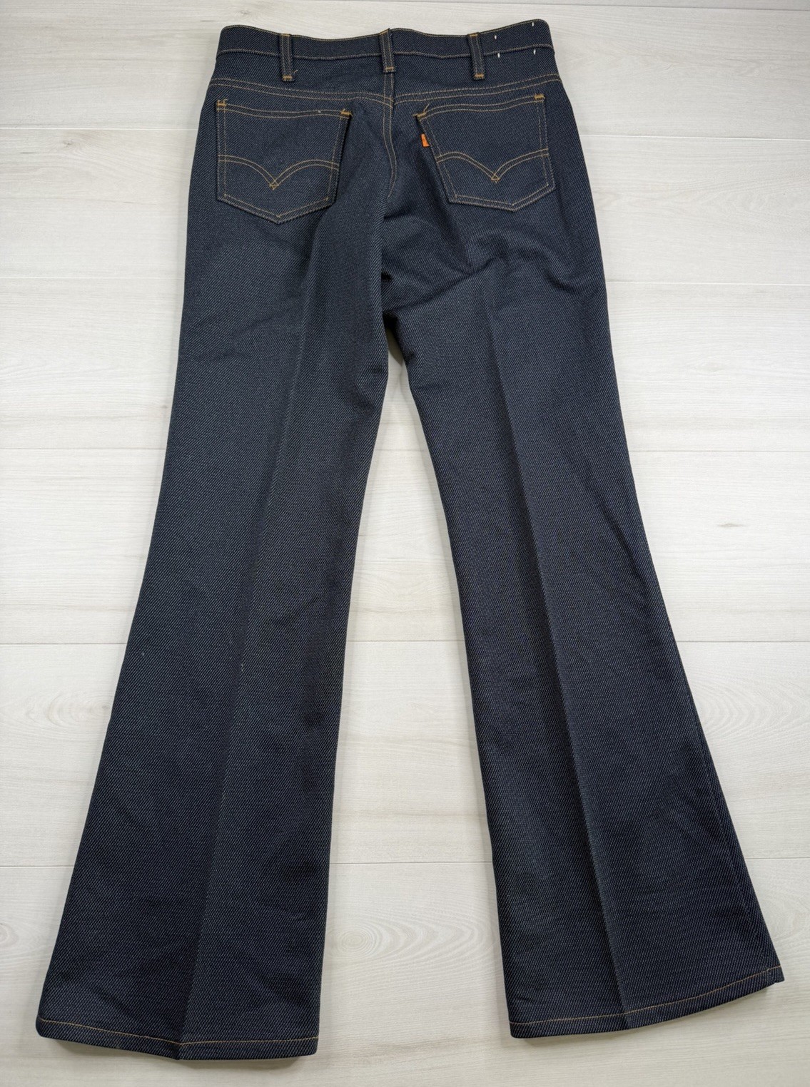 Vtg Levis 517 Jeans Bootcut Orange Tab Talon Zip Lightweight USA 70s 29x30 NWOT