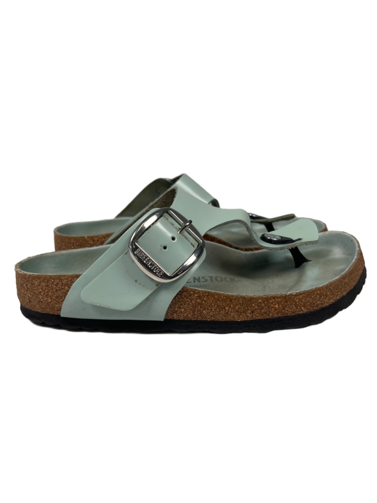 Birkenstock Women\'s Blue Gizeh Big Buckle Sandals - 38/US 7
