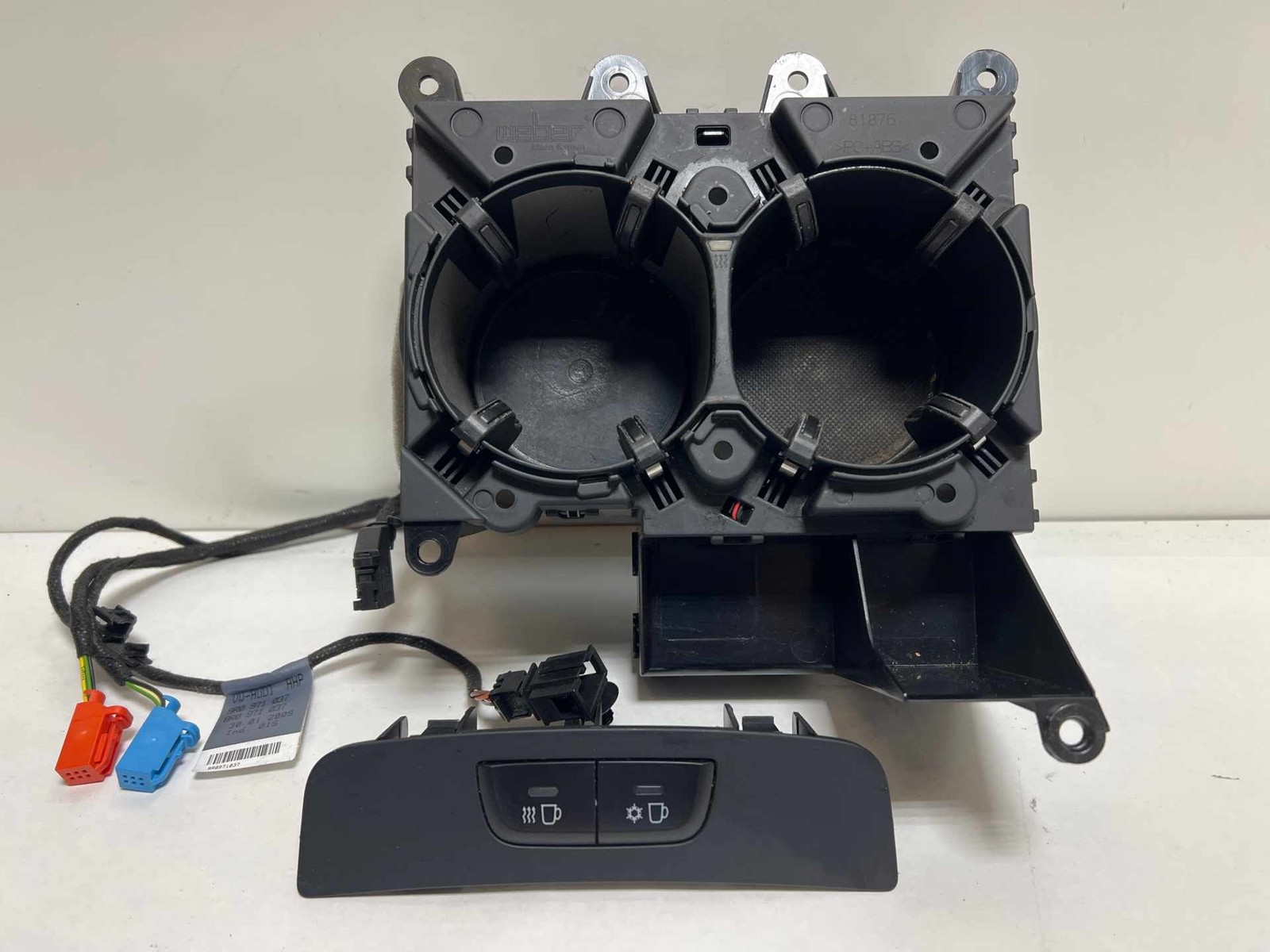 2009-2017 Audi Q5 SQ5 OEM Heated & Cooled Thermal Cup Holders & Buttons (TL)