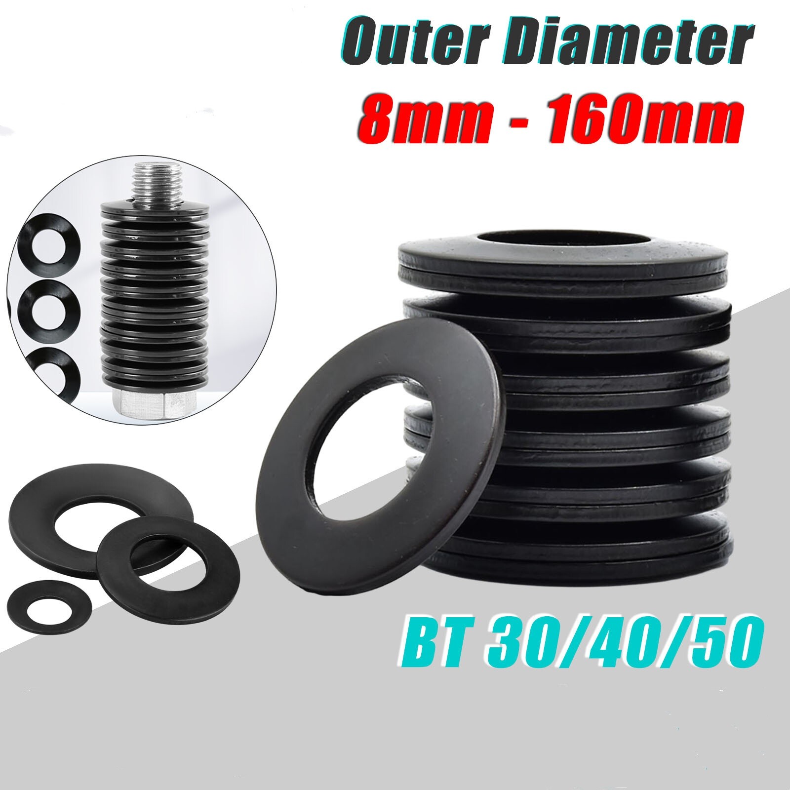 Belleville Spring Compression Washer Disc Springs ID 4.2mm-40.5mm Various Sizes