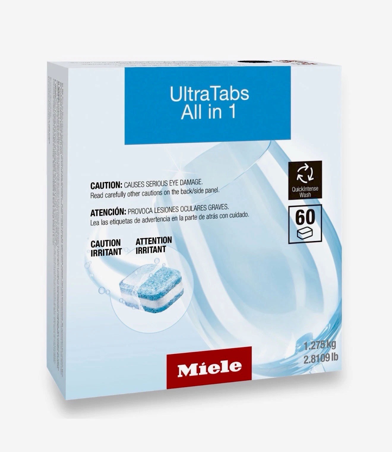 Miele UltraTabs Dishwasher Tablets 60 Ct All In 1 OEM Genuine NEW Fast Ship USA