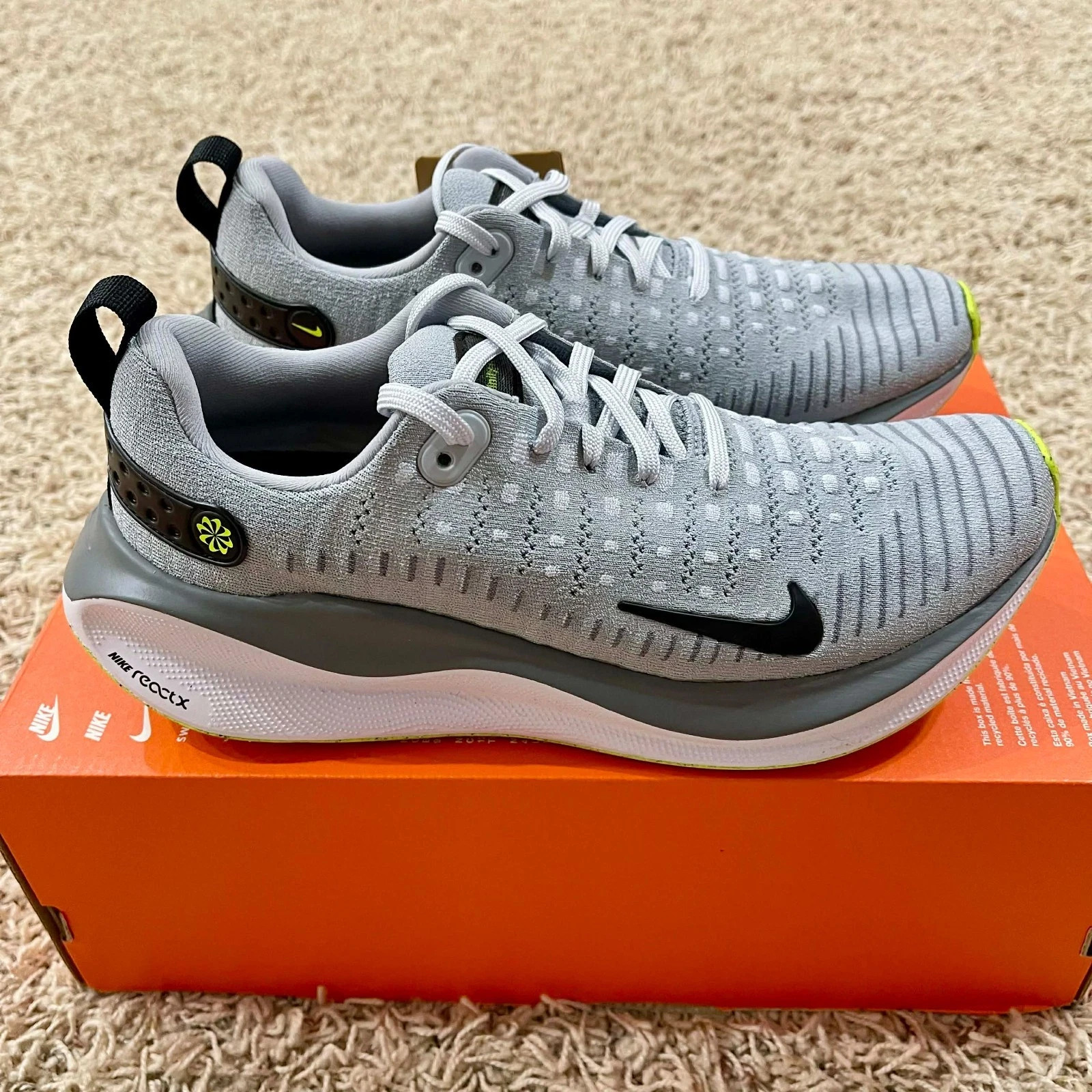 Nike Men\'s Reactx Infinity Run 4 size 9.5- New with Box Nike Men\'s Reactx Infinity Run 4 size 9.5- New with Box