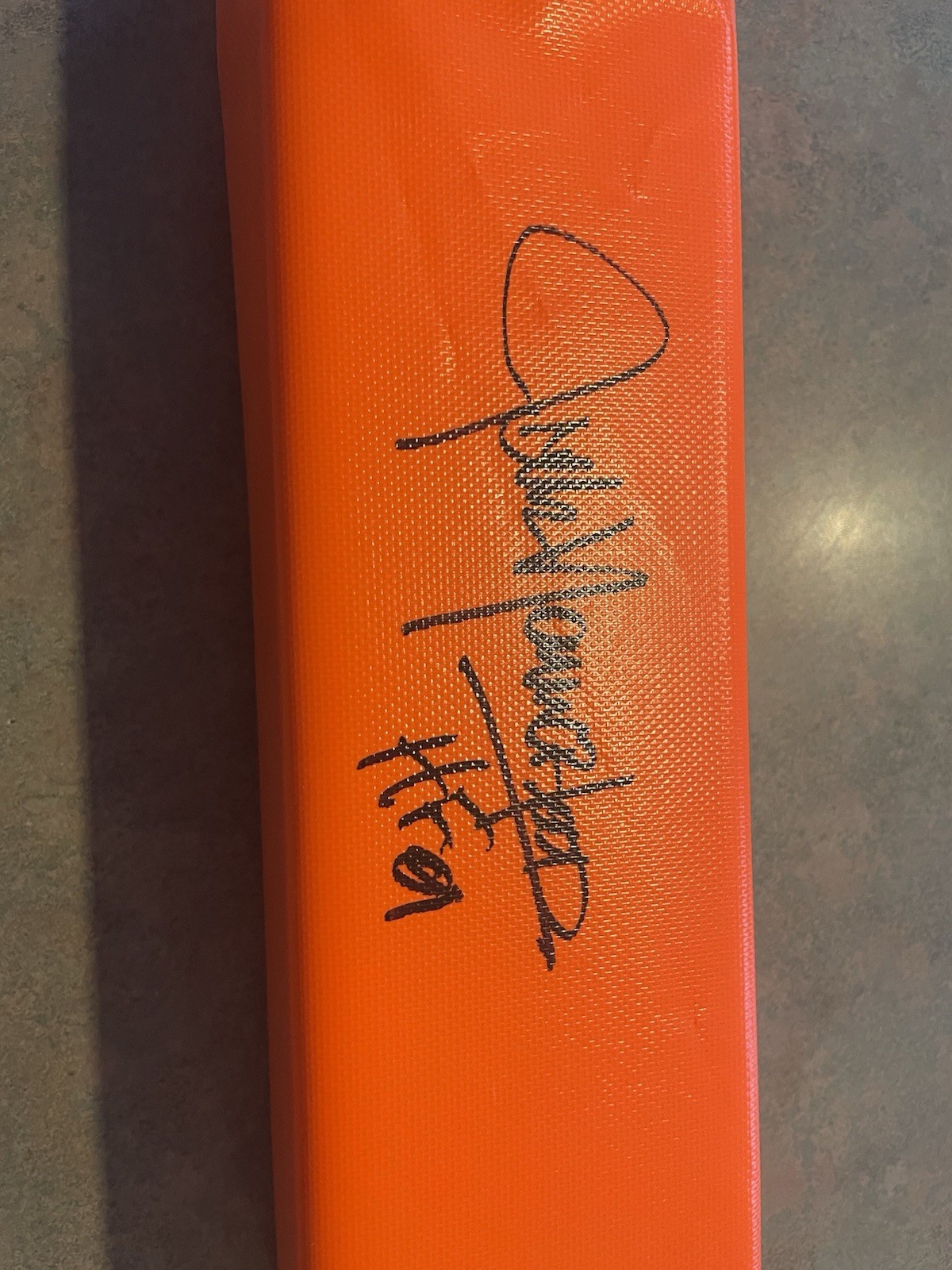 Jack Youngblood RAMS Signed Orange Endzone Pylon w/HOF\'01 - SCHWARTZ COA Jack Youngblood RAMS Signed Orange Endzone Pylon w/HOF\'01 - SCHWARTZ COA