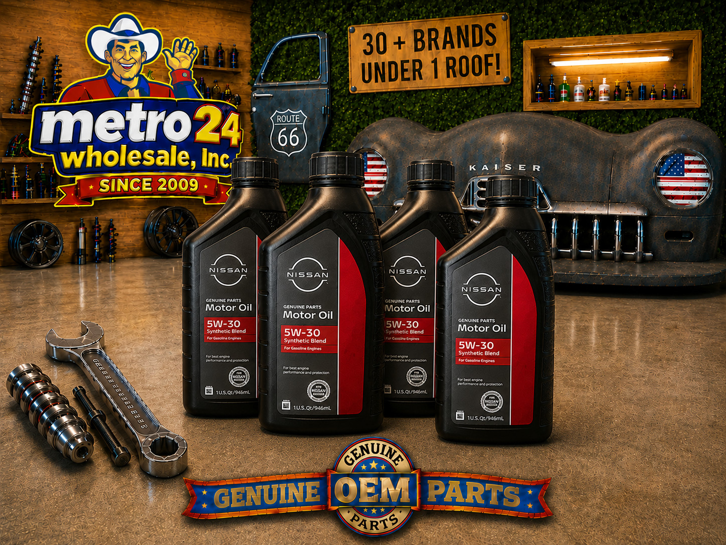 (4) Nissan Genuine Nissan 5W-30 - 1 Qt. 999PK-05W30NN - same as dealer