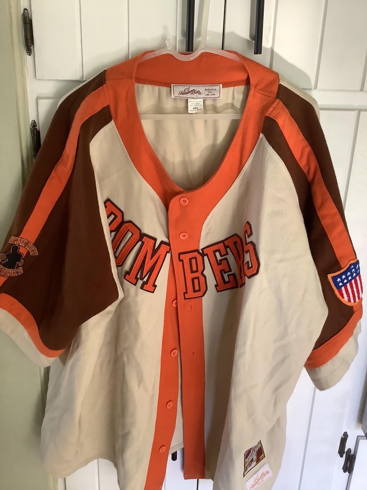 Brooklyn Bombers Negro League SS Jersey By JC Freeman 4XL Nice Brooklyn Bombers Negro League SS Jersey By JC Freeman 4XL Nice
