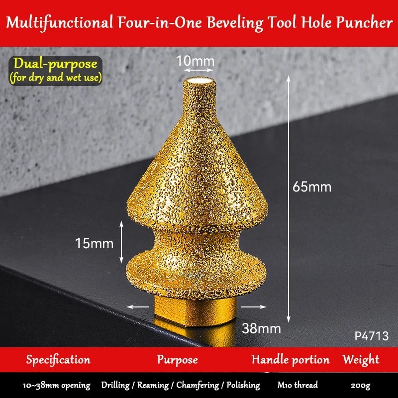 4in1 Diamond Chamfer Bit Angle Grinder Tile Marble Hole Drill Edge Trimming Tool 4in1 Diamond Chamfer Bit Angle Grinder Tile Marble Hole Drill Edge Trimming Tool