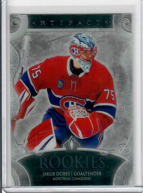 2024-25 UD Artifacts Rookies Clear Cut JAKUB DOBES Canadiens Card# 234 2024-25 UD Artifacts Rookies Clear Cut JAKUB DOBES Canadiens Card# 234
