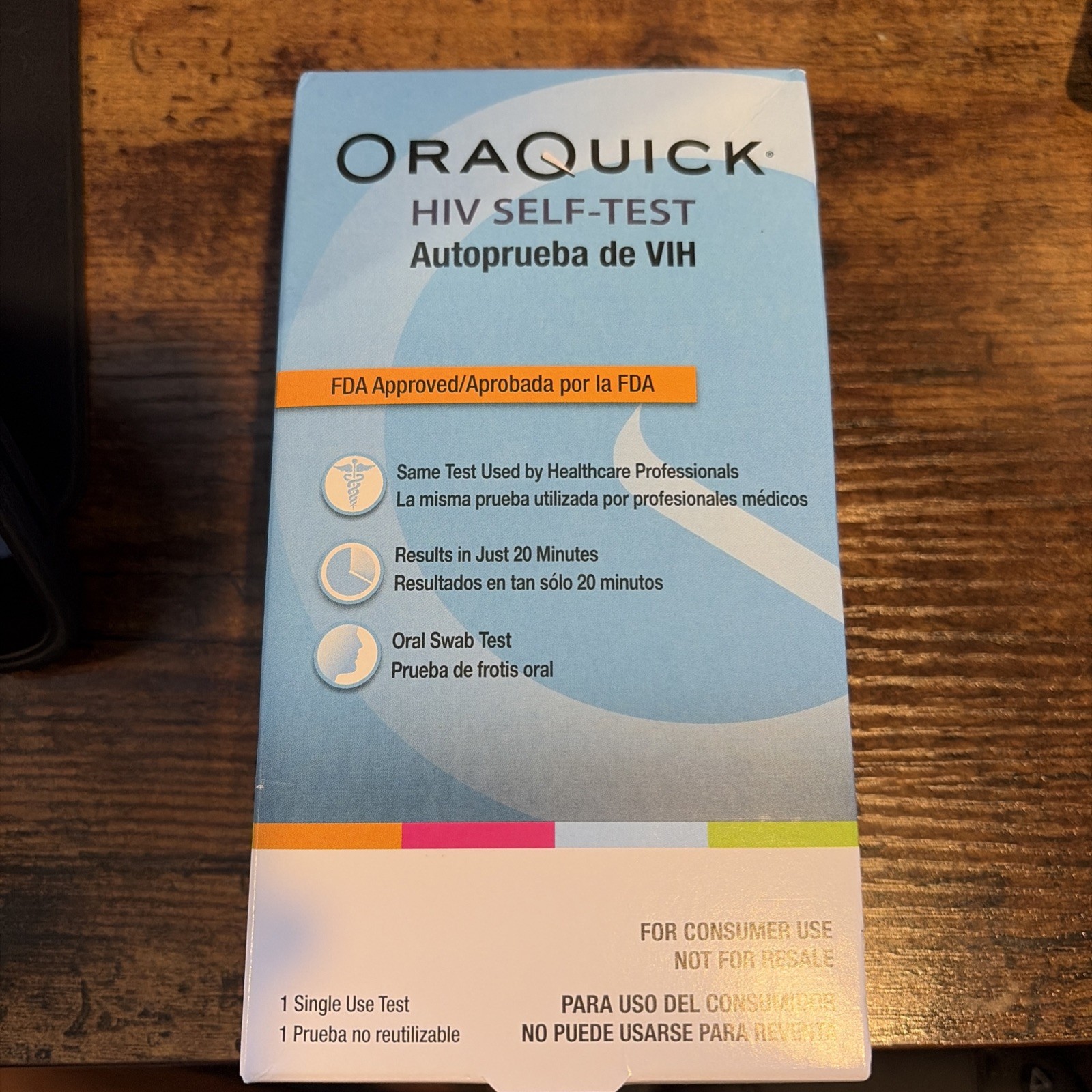 Lot of 2 OraQuick HIV NO PRESCRIPTION NEEDED Self-Tests Expires 5-31-2028