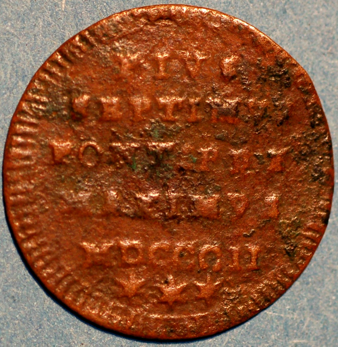 Italian States PAPAL STATES Quattrino 1802 KM# 1264