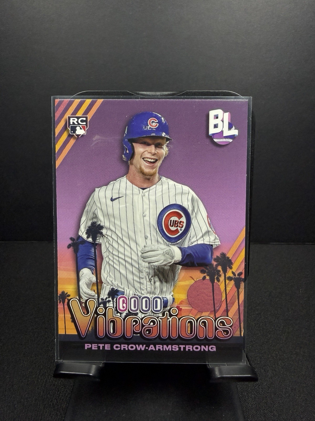 2024 Topps Big League Pete Crow-Armstrong #GV-24 Good Vibrations Insert RC Cubs