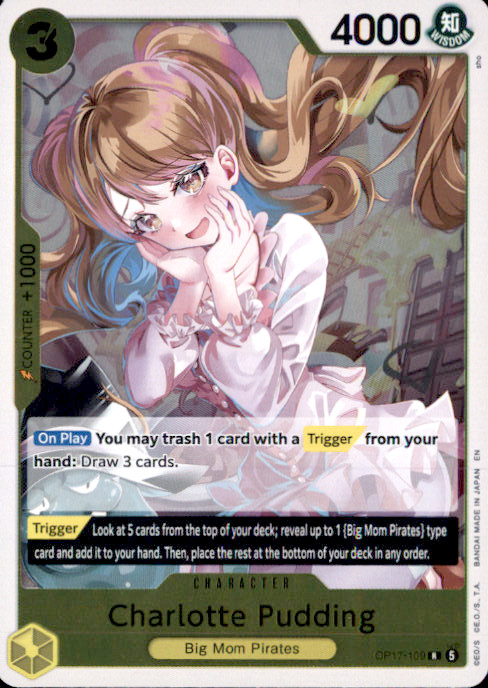 Charlotte Pudding Foil R The World's Strongest Warriors OP17-109 NM 2026