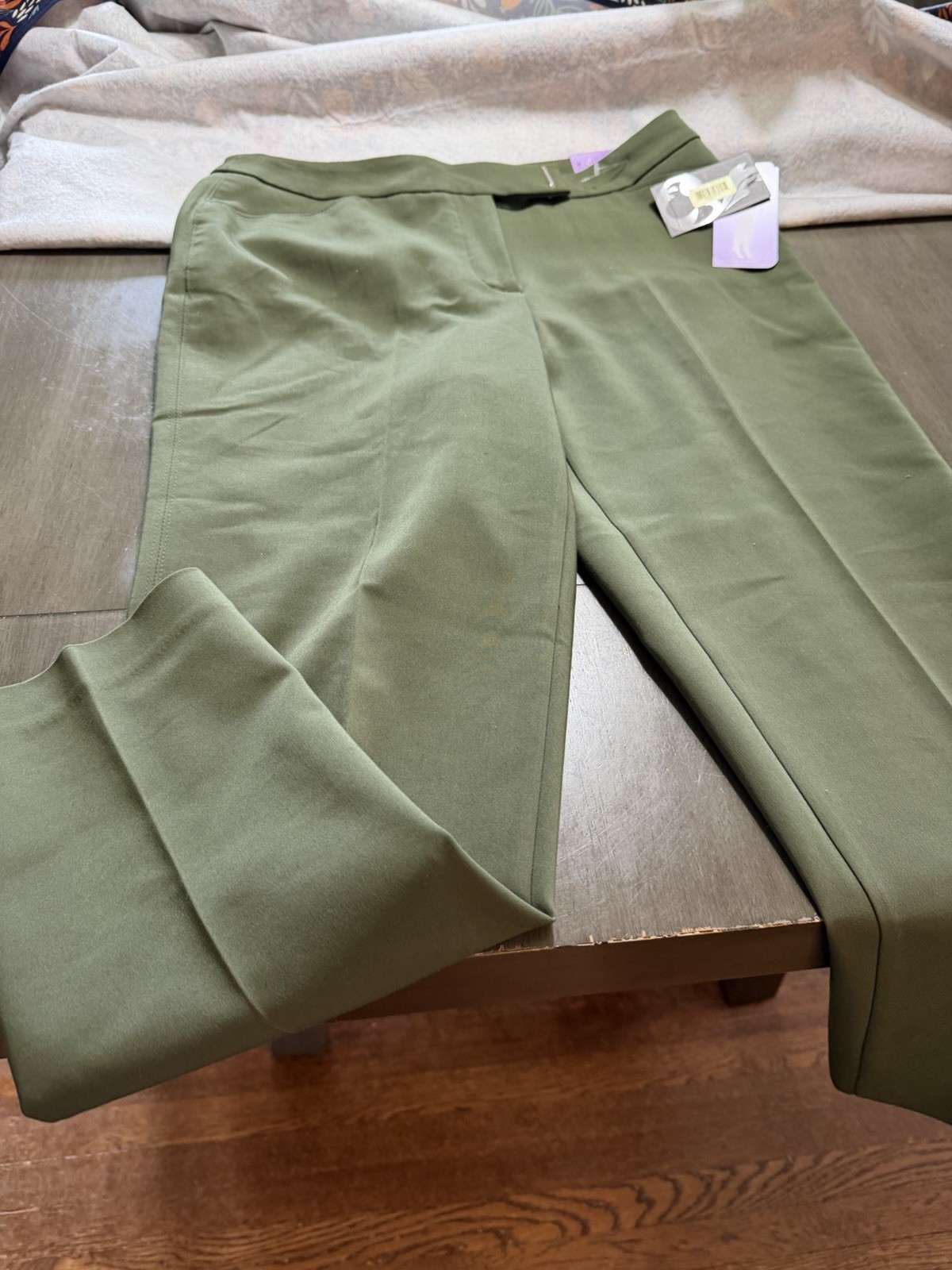 Women\'s Investments The Park Ave Fit Secret Support Sz 6 Stretch Ankle Pant NWT
