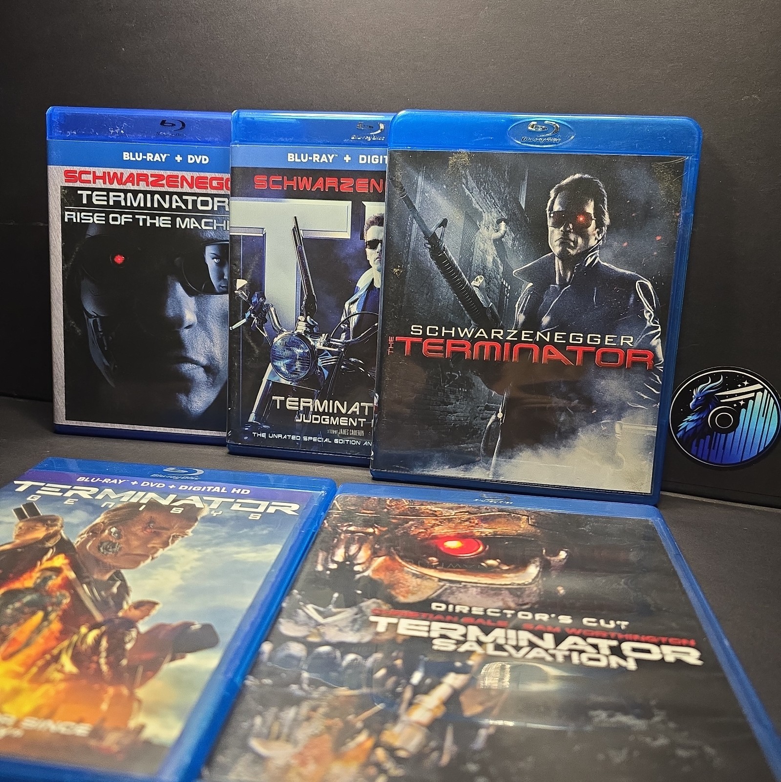 Lot of 5 Terminator Blu-Rays 1 T2 T3 Salvation Genesis  