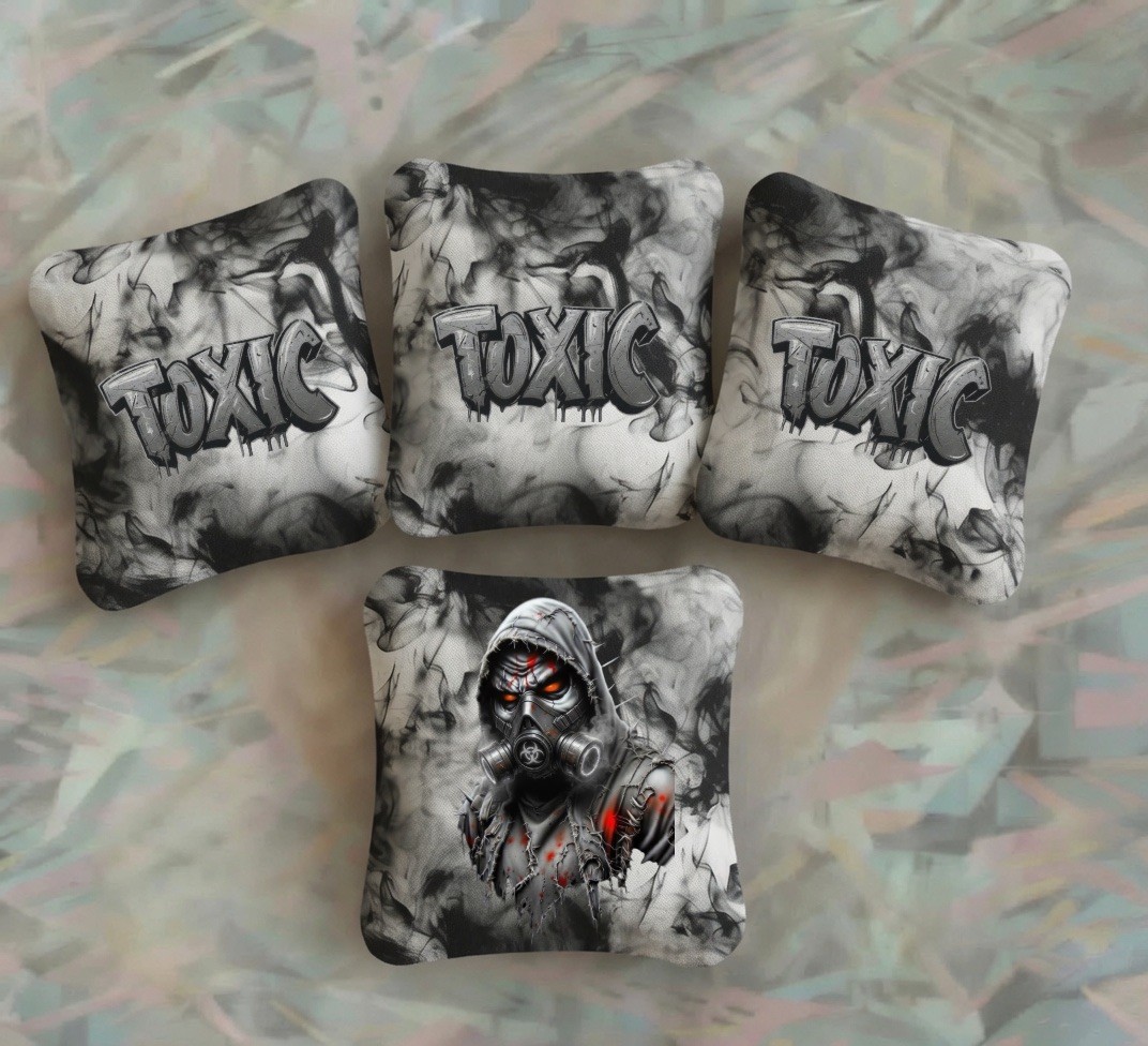 TOXIC -  Pro Cornhole Bags - 4 Bags