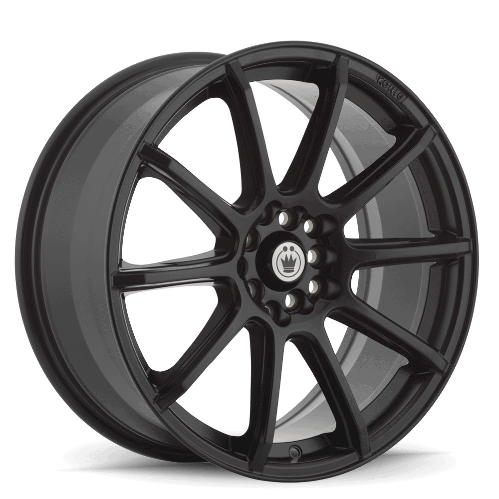 Konig Control 5x110/5x115 15x6.5+40 15x6.5 +40 Matte Black Wheel Rim Fits Astra