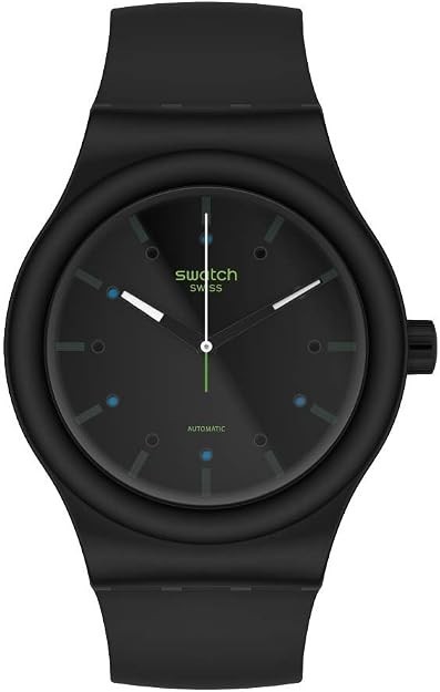 Swatch Sistem51 Biosourced Unisex Watch Casual Bioceramic Black Swatch Sistem51 Biosourced Unisex Watch Casual Bioceramic Black