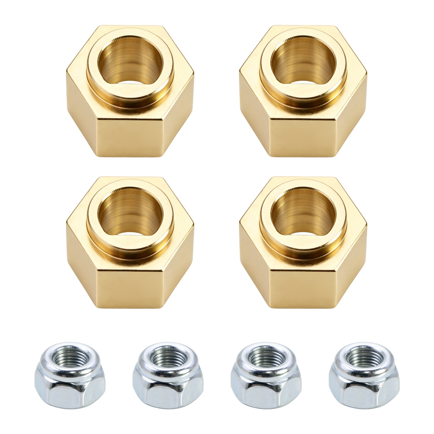 For MJX Hyper Go 1/18 H18P RC Brass Axle Steering Cup Cover C Seat Counterweight