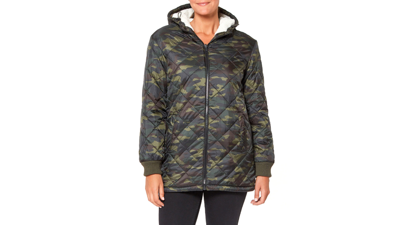 NWT $180  MIDWEIGHT Camo Reversible Sherpa Jacket Size SMALL