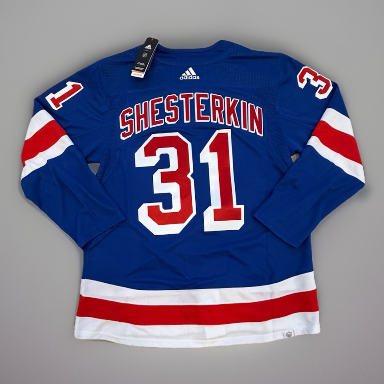 Igor Shesterkin #31 Rangers Adidas Primegreen Authentic Jersey 52 NWT VEZINA