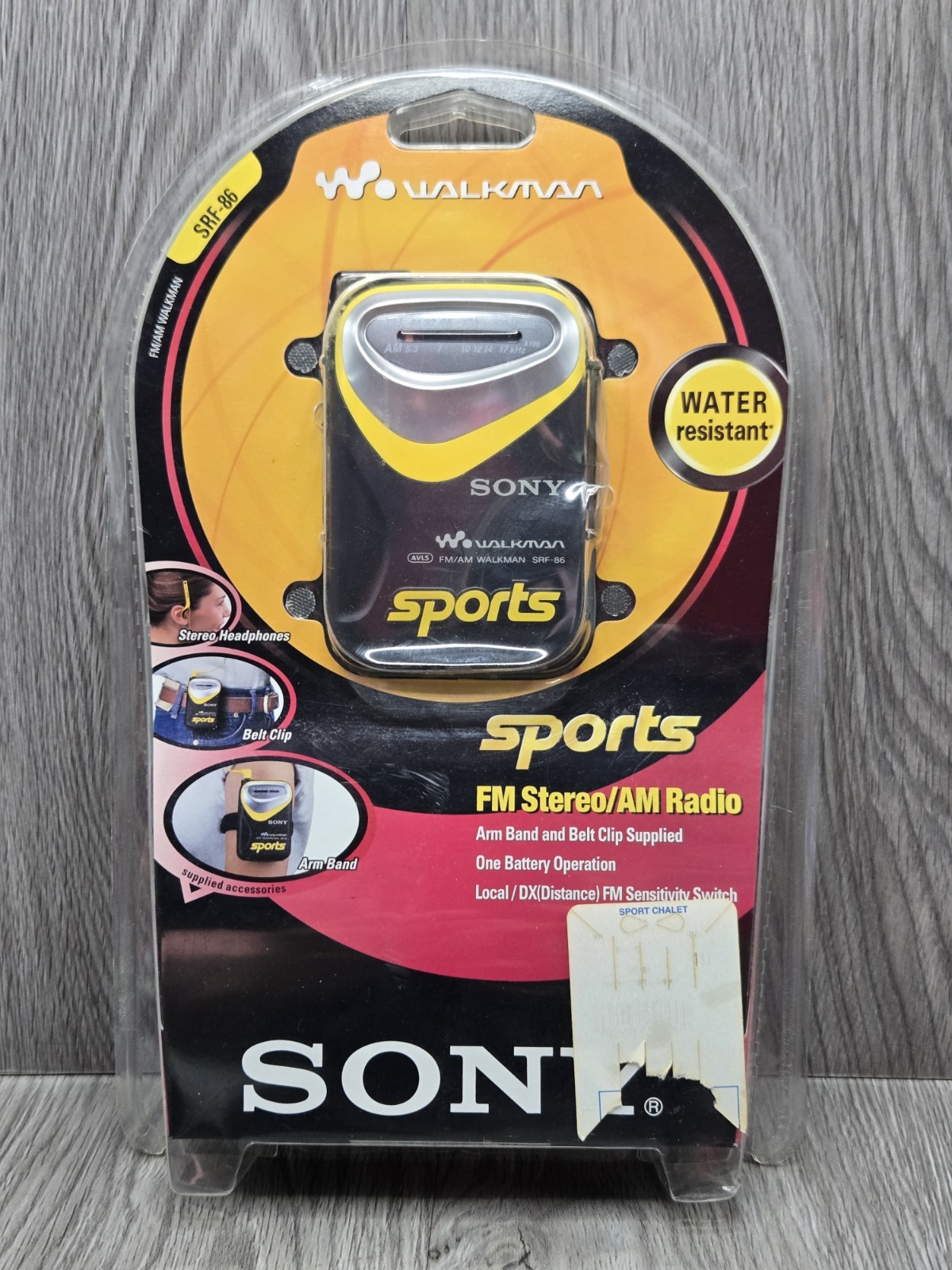 Factory Sealed Sony Sports Radio Walkman (SRF-86/C) New Factory Sealed 