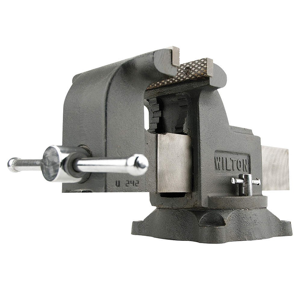 WILTON WS4 Combination Vise,Serrated Jaw,6 1/2