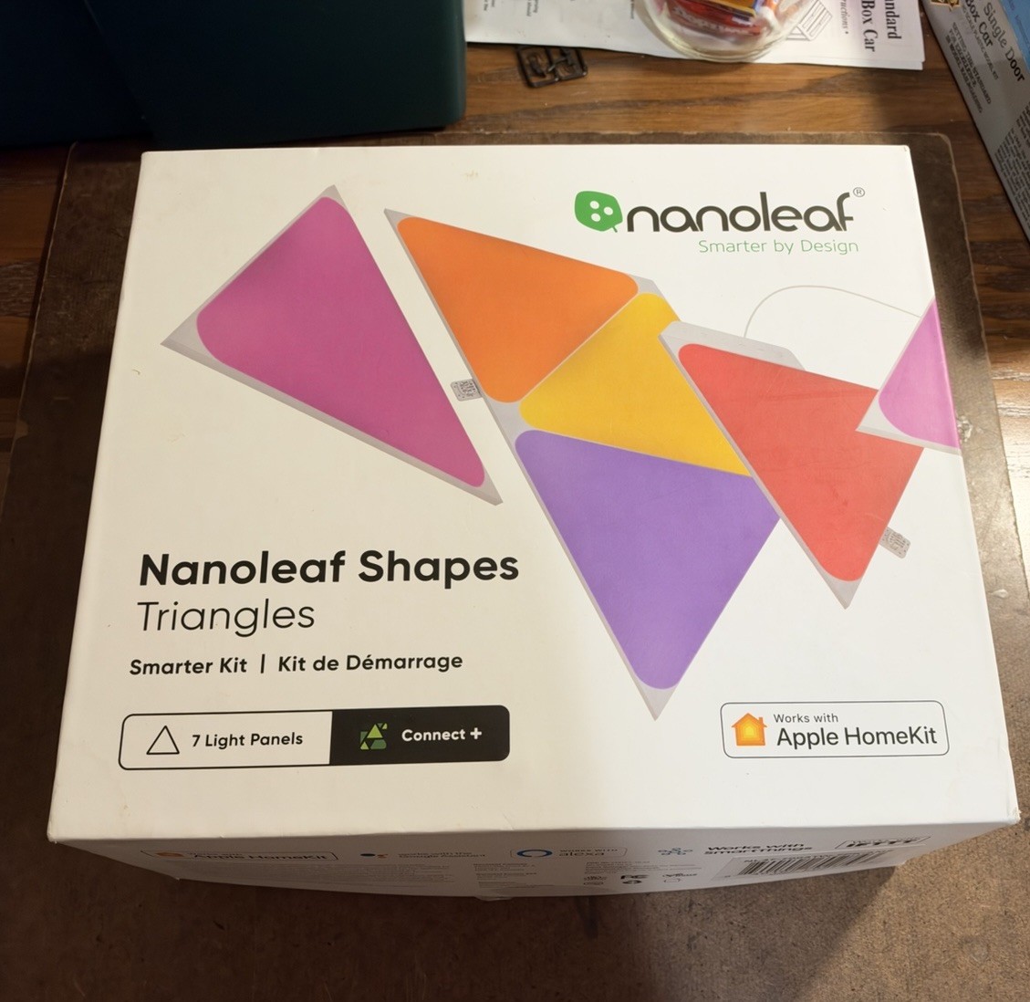 Nanoleaf Shapes Triangle RGB Light Panels Lot of 3 w/ Power Supply Accessories Nanoleaf Shapes Triangle RGB Light Panels Lot of 3 w/ Power Supply Accessories