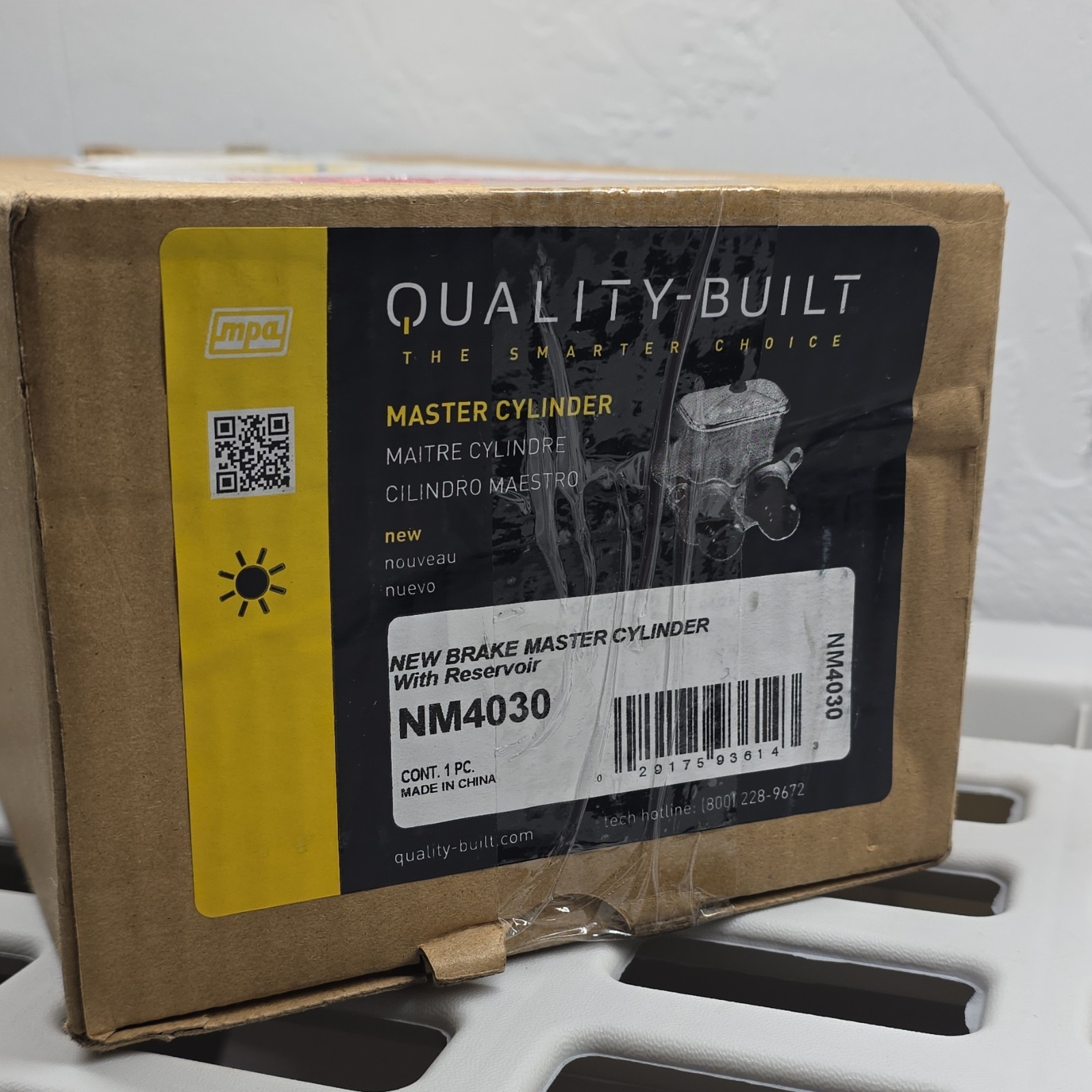 Quality-Built(MPA) New Brake Master Cylinder with Reservoir(Part Number:NM4030)