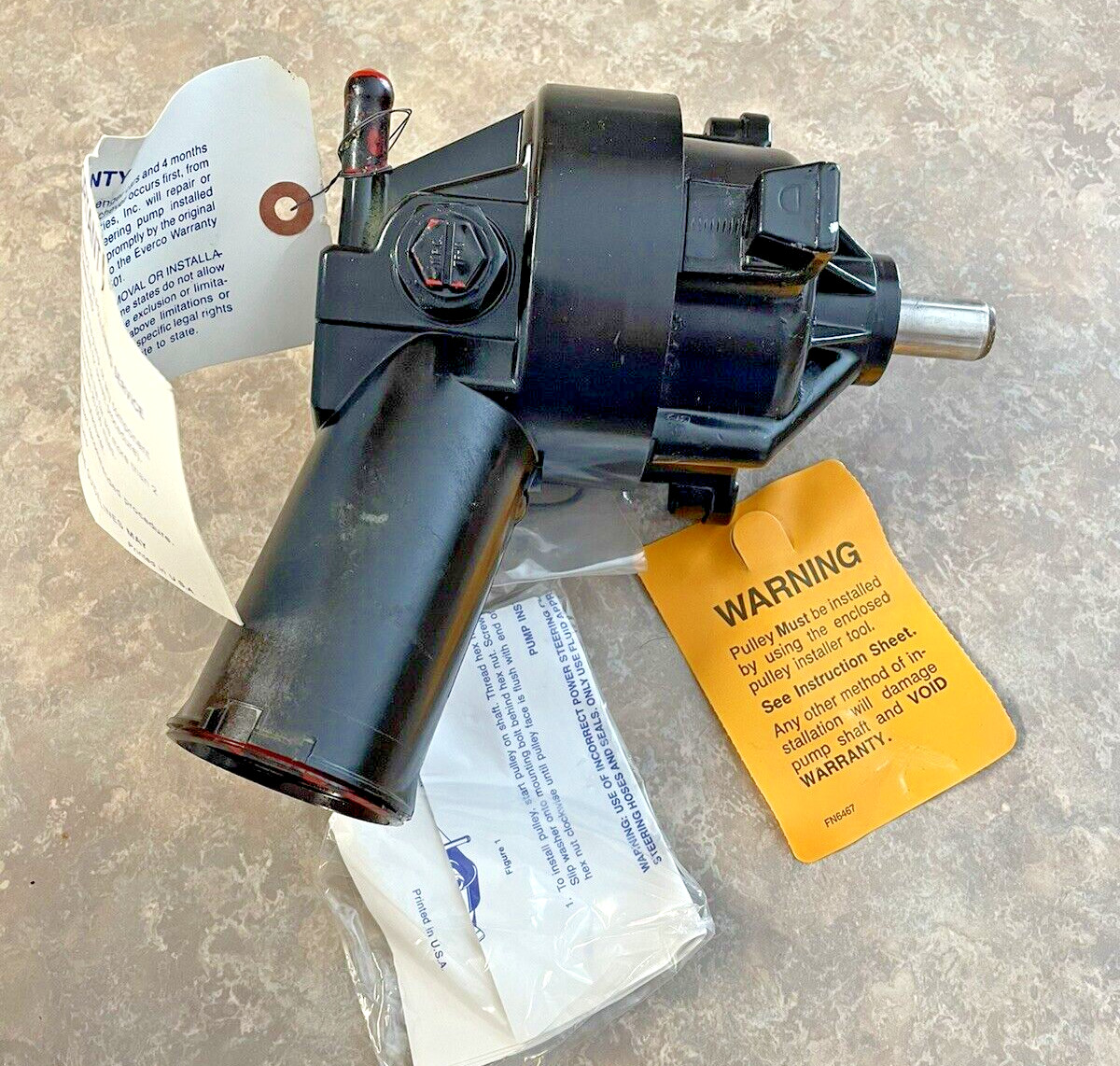 Remanufactured Everco Power Steering Pump 61141