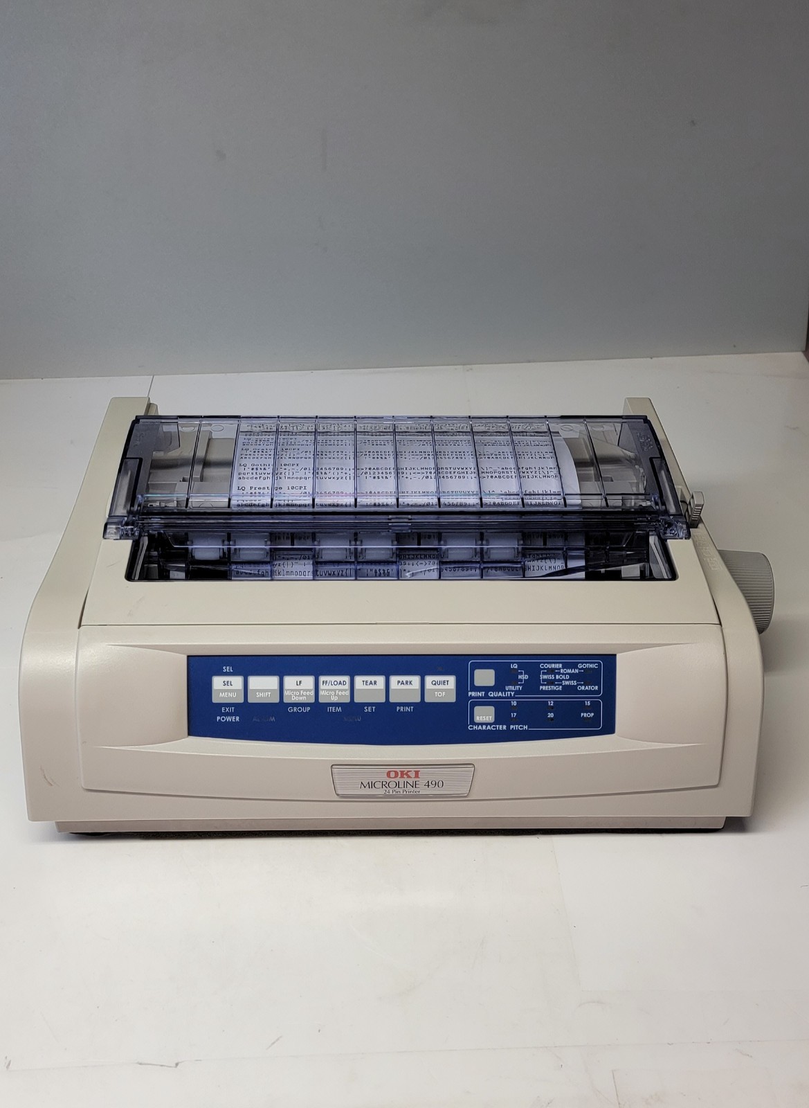 OKI DATA MICROLINE 490 D22920A DOT MATRIX PRINTER w/Power & USB *QTY OKI DATA MICROLINE 490 D22920A DOT MATRIX PRINTER w/Power & USB *QTY