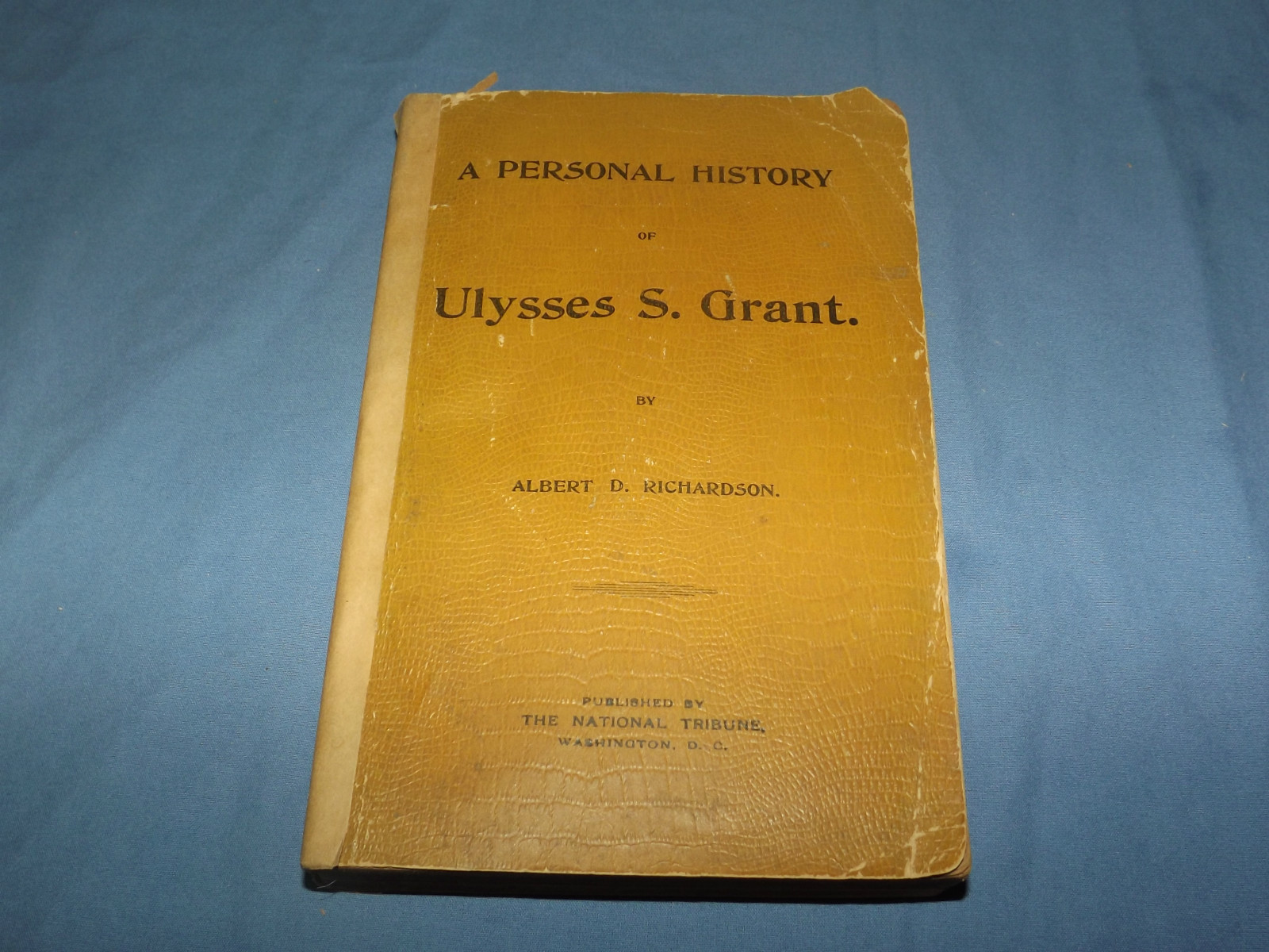 VINTAGE 1898 PERSONAL HISTORY of ULYSSES S GRANT 32 ENGRAVINGS 6 MAPS BOOK