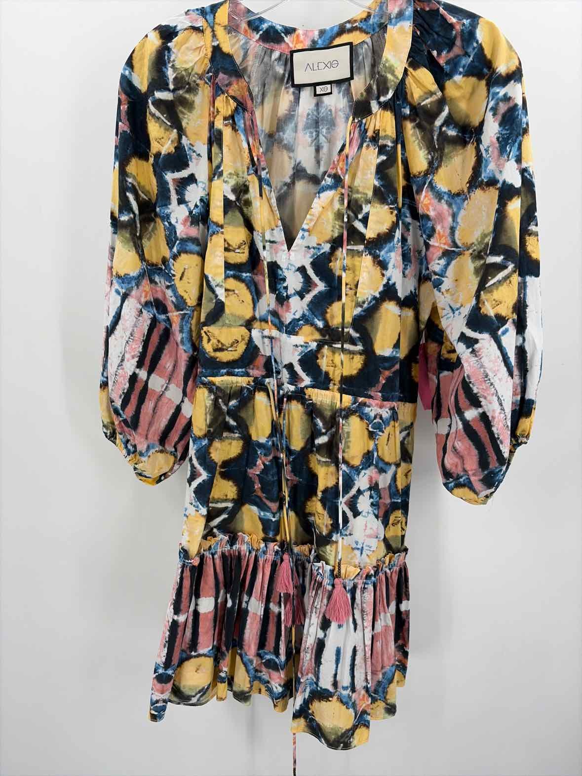 Pre-Owned Alexis Yellow Size XS Short Long Sleeve Dress Pre-Owned Alexis Yellow Size XS Short Long Sleeve Dress