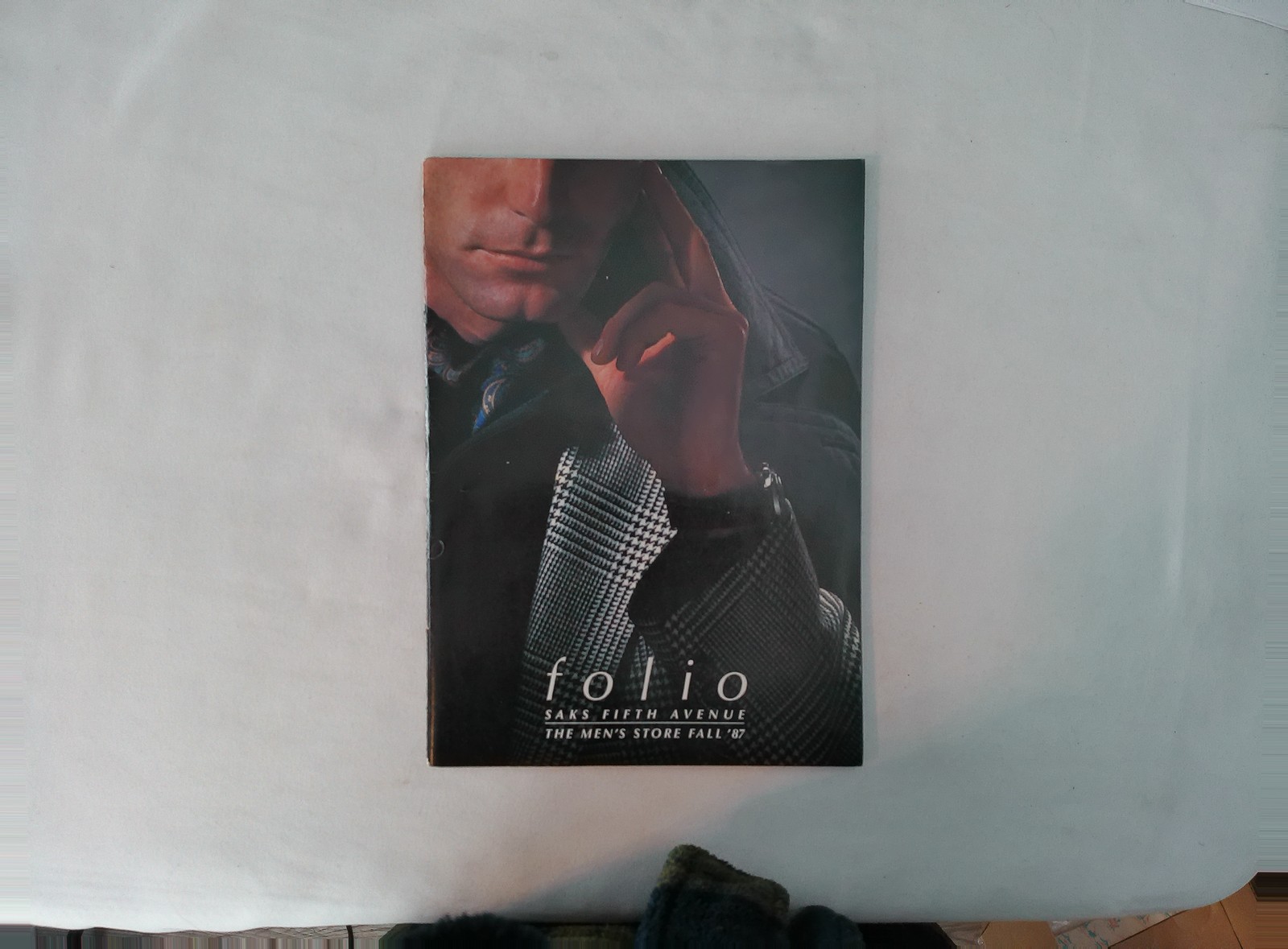 Saks Fifth Avenue Folio Mens Store Fall 1987 Catalog Vintage 80s Menswear