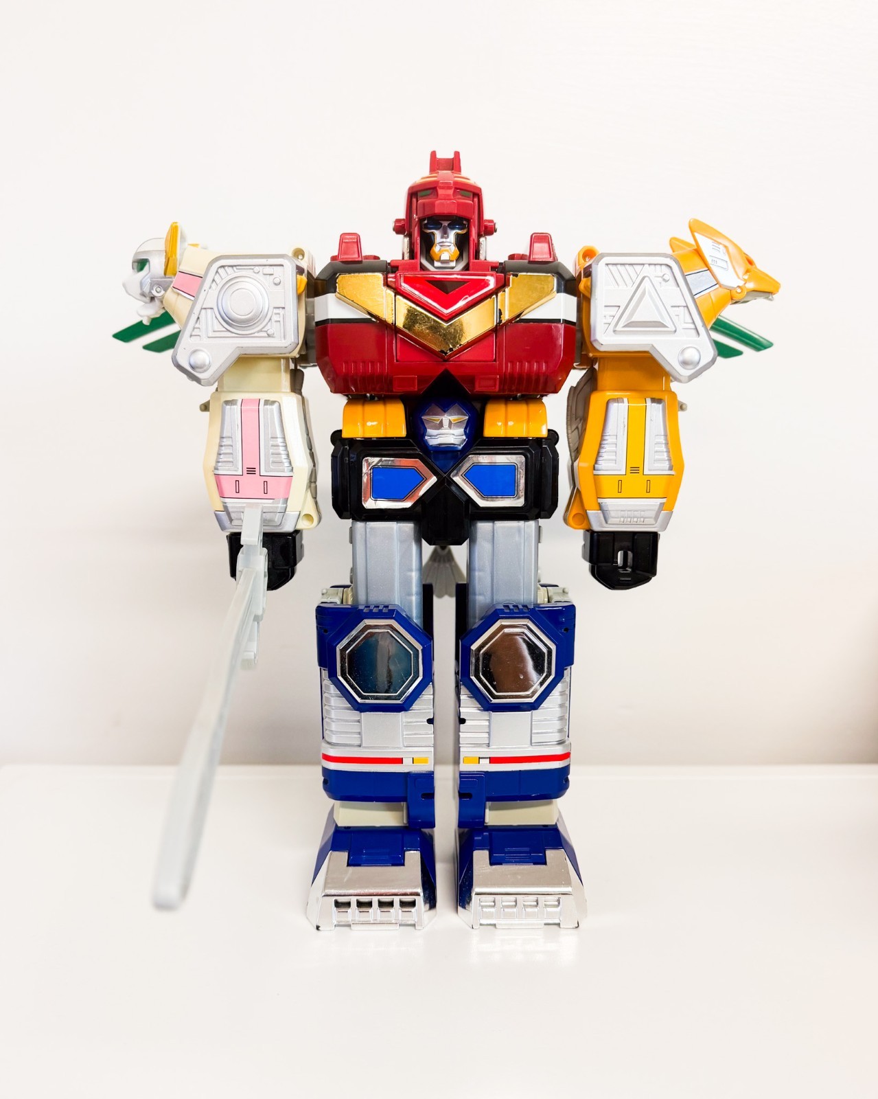 VINTAGE MMPR POWER RANGERS LOST GALAXY DELUXE MEGAZORD 1998 GINGAMAN VINTAGE MMPR POWER RANGERS LOST GALAXY DELUXE MEGAZORD 1998 GINGAMAN