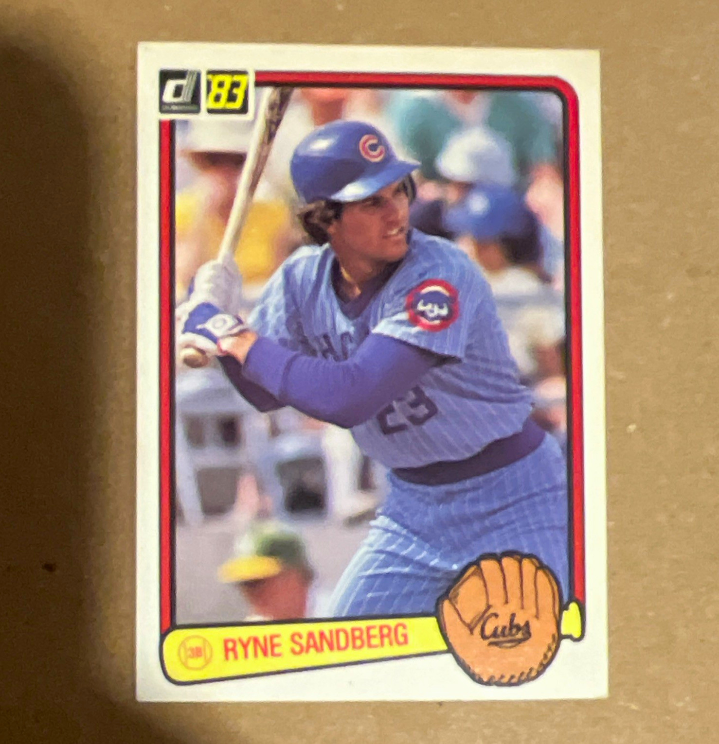 Donruss 1983 Ryne Sandberg RC Rookie Base Set Chicago Cubs #277 Card Donruss 1983 Ryne Sandberg RC Rookie Base Set Chicago Cubs #277 Card