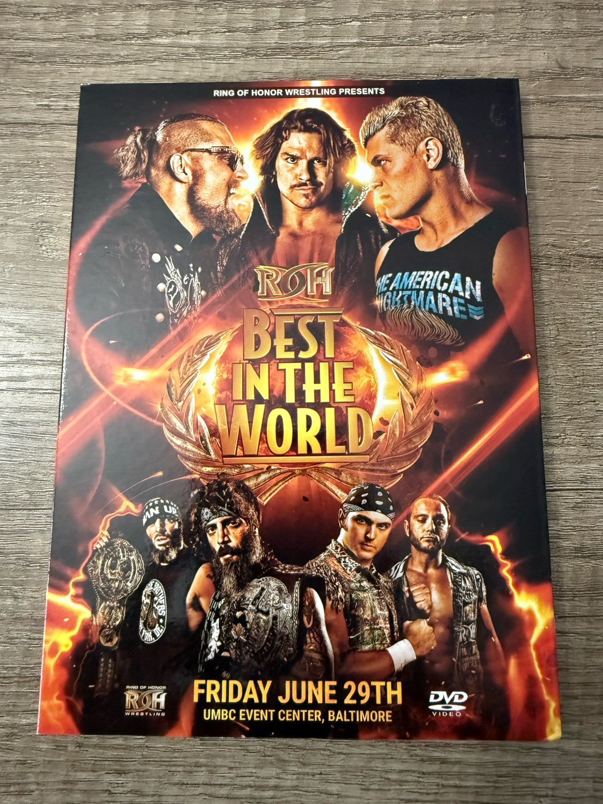 ROH Best In The World 2018 DVD  Ring Of Honor Brand Excellent Shape Cheapest