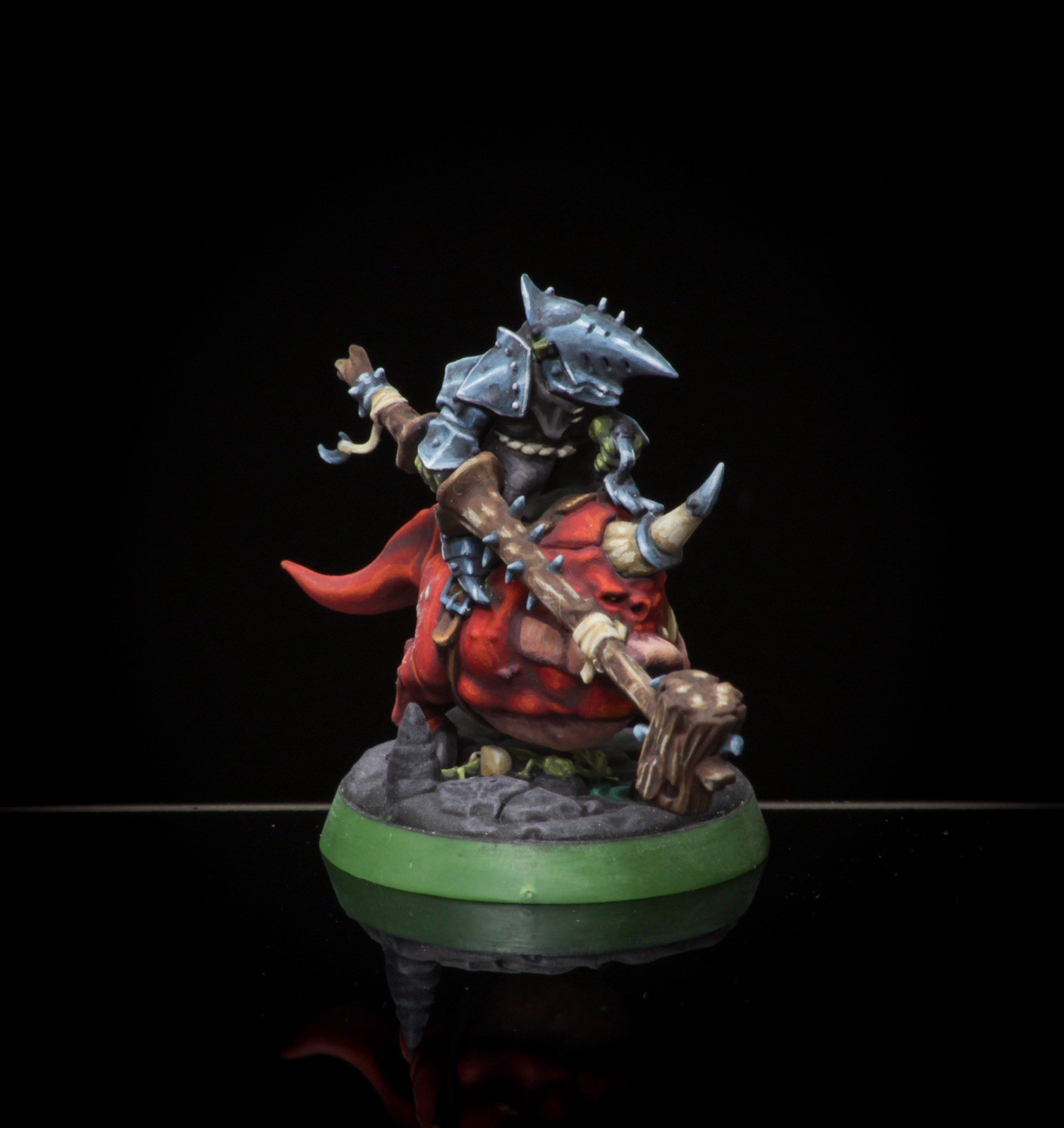 Pro Painted Warhammer Underworlds Mounted Goblin Grib
