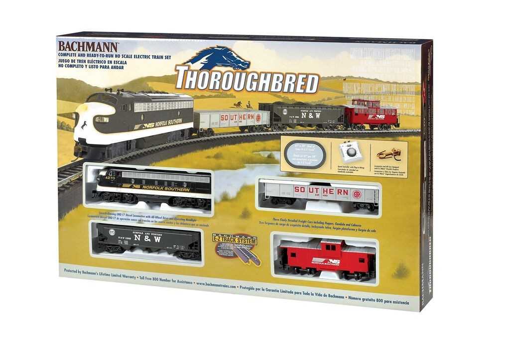 Bachmann HO Scale 00691 Norfolk Southern ThoroughBred Train Set NEW Bachmann HO Scale 00691 Norfolk Southern ThoroughBred Train Set NEW