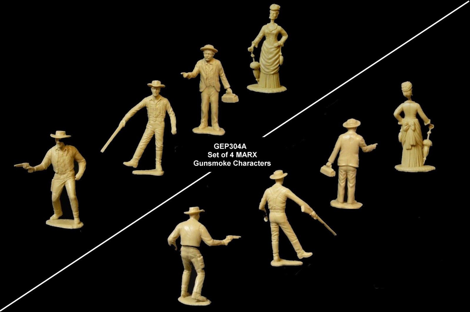 MARX Gunsmoke Matt Dillon TV Western Character figures toy soldiers playsets MARX Gunsmoke Matt Dillon TV Western Character figures toy soldiers playsets