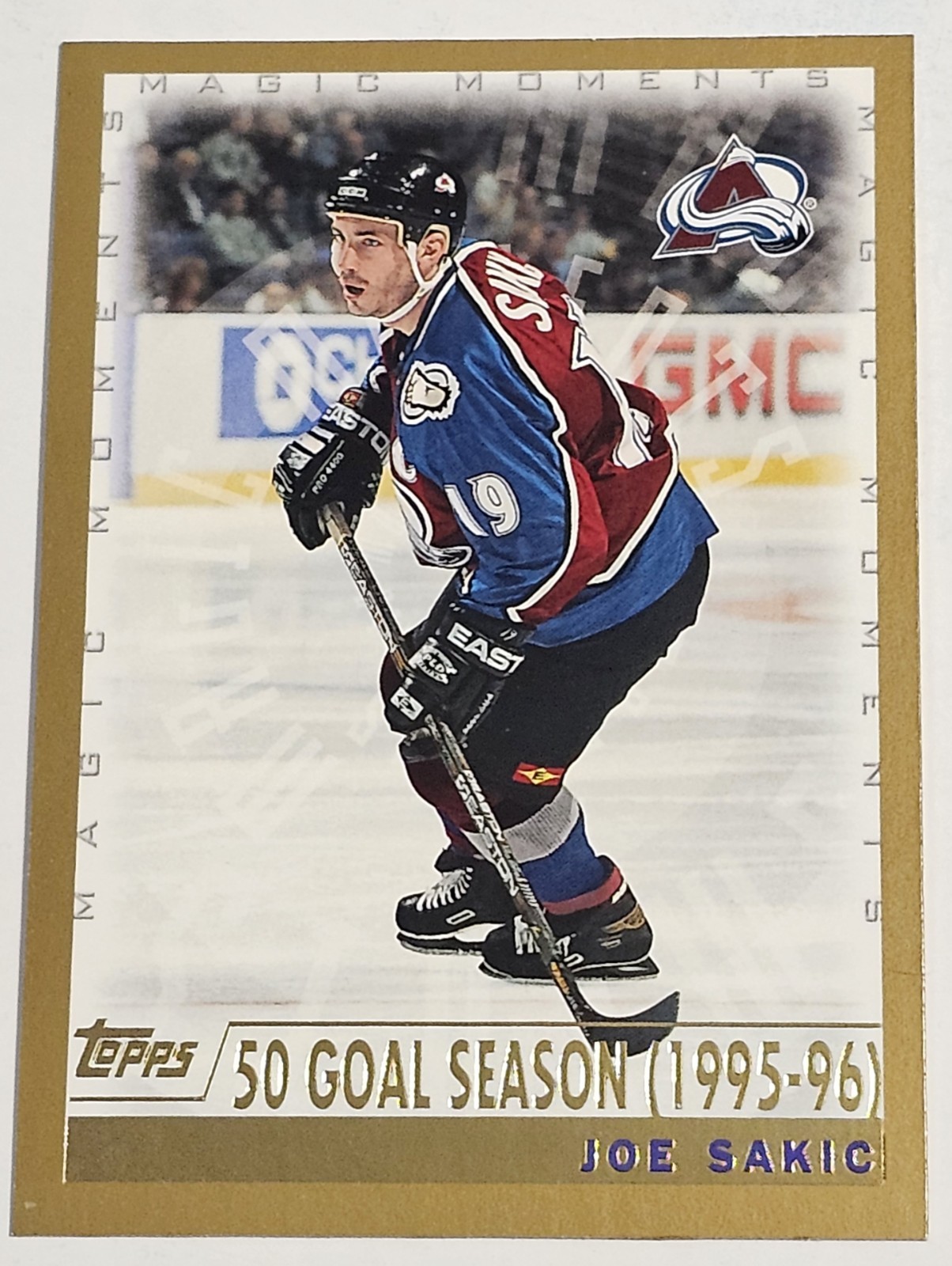 1999-00 Topps - Joe Sakic #285 50 Goal Season (1995-96 1999-00 Topps - Joe Sakic #285 50 Goal Season (1995-96