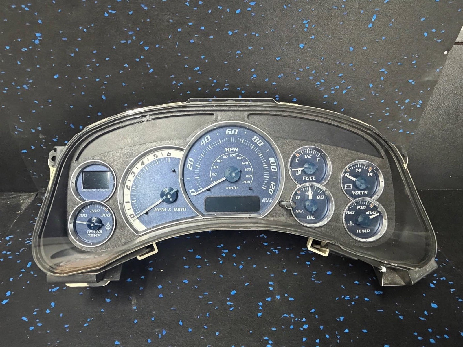 Cadillac Escalade Instrument Gauge Cluster 99-02 Speedometer Blue 15073350 OEM Cadillac Escalade Instrument Gauge Cluster 99-02 Speedometer Blue 15073350 OEM