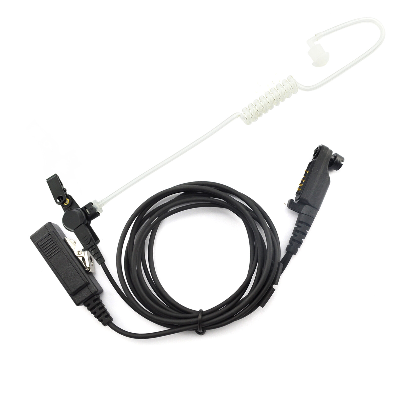 Wholesale 2-Wire Acoustic PTT Earpiece for Hytera Radios PD600, PD602G, PD682