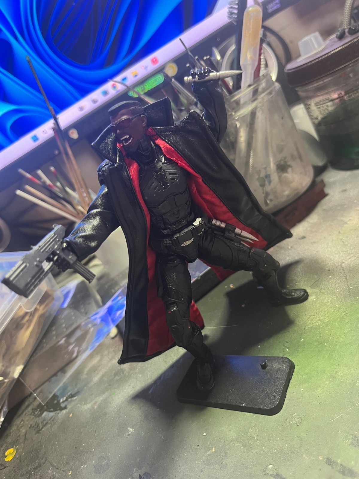Custom Marvel The Blade action figure (ONLY 2 IN STOCK) Custom Marvel The Blade action figure (ONLY 2 IN STOCK)