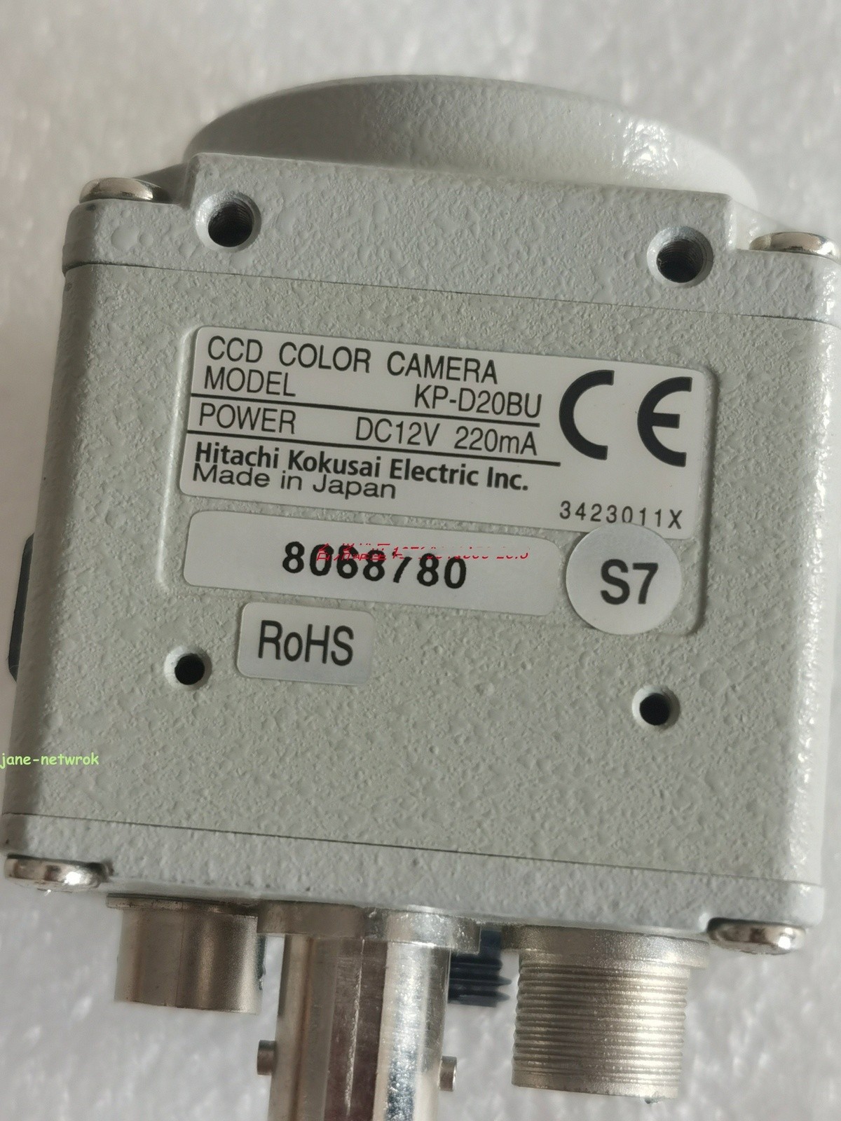 1 PCS HITACHI KP-D20BU DC12V Color Industrial Camera CCD Tested OK