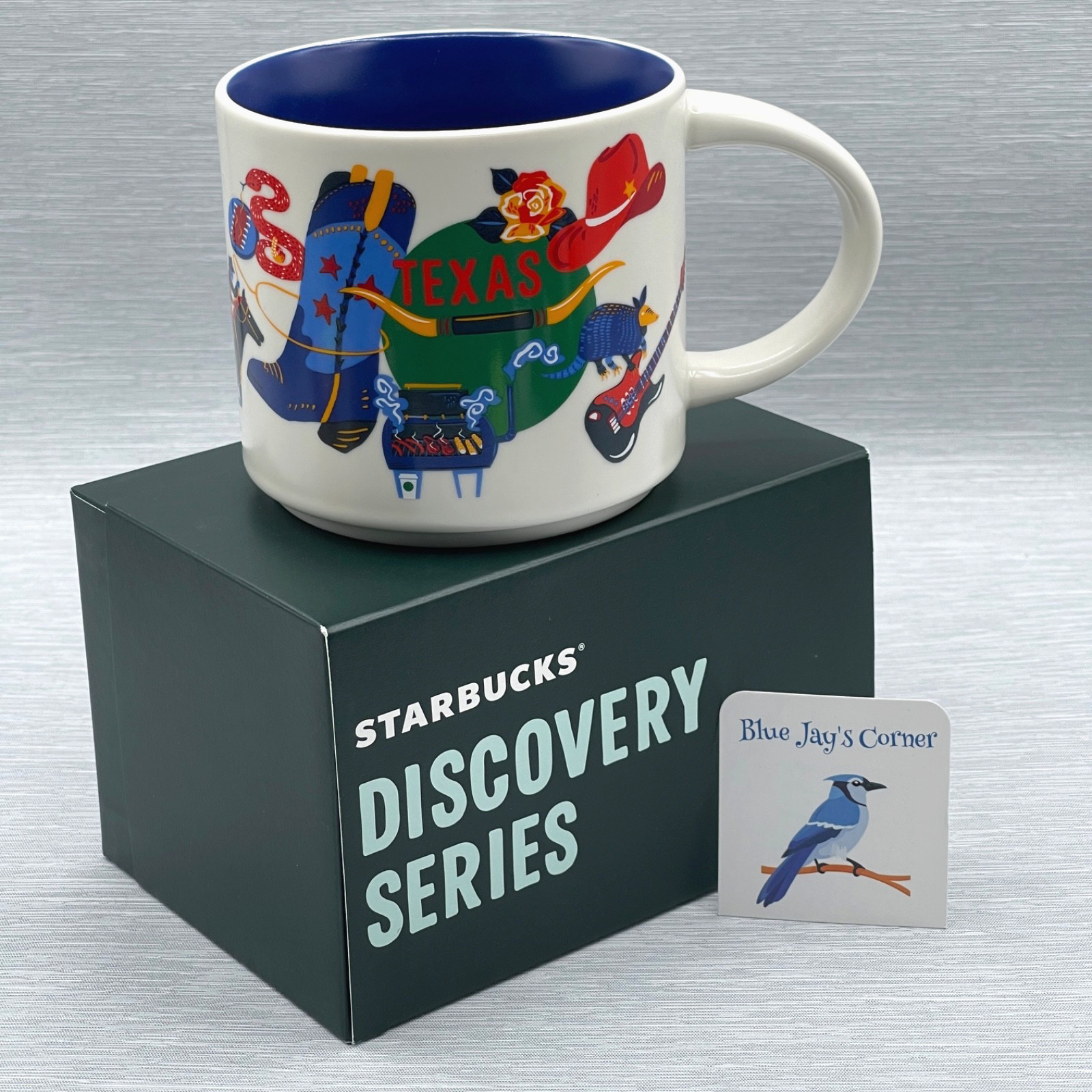 Starbucks Texas Coffee Mug Discovery Series Stackable Coffee 2024 14oz